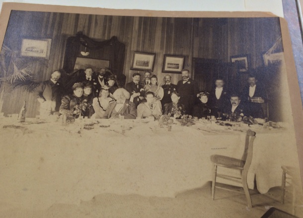 cropped _ FD seated at a dinner table, looks to be late in his life -- SmithsonianAnaCommunityMuseum